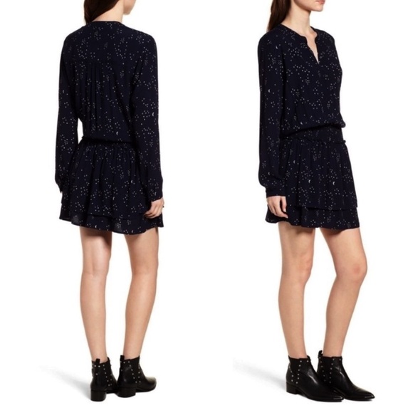 Rails Juliette Black Stars and Moon Dress Medium - Picture 6 of 6